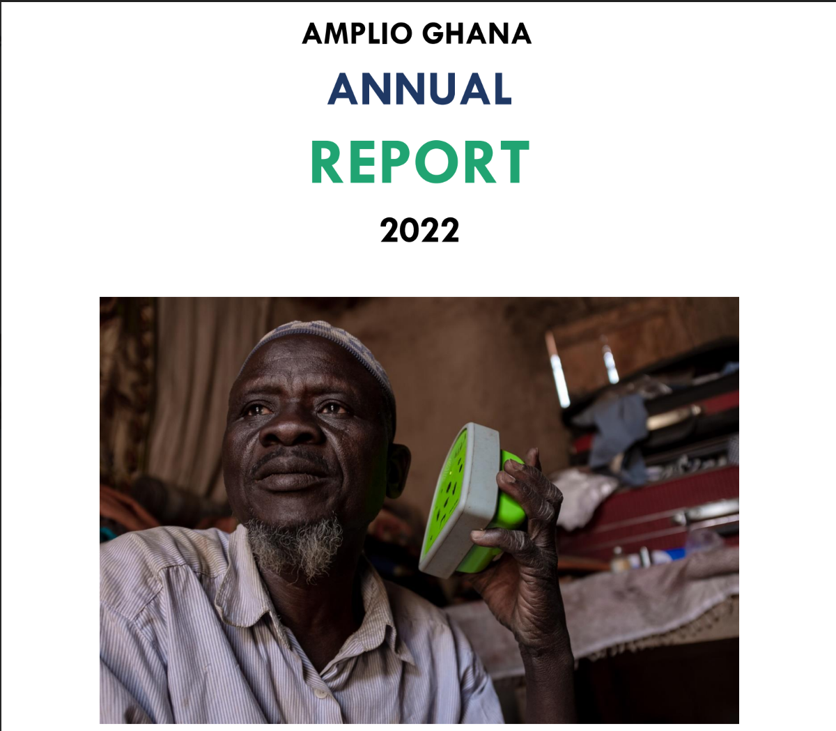 AMPLIO GHANA ANNUAL REPORT  2022
