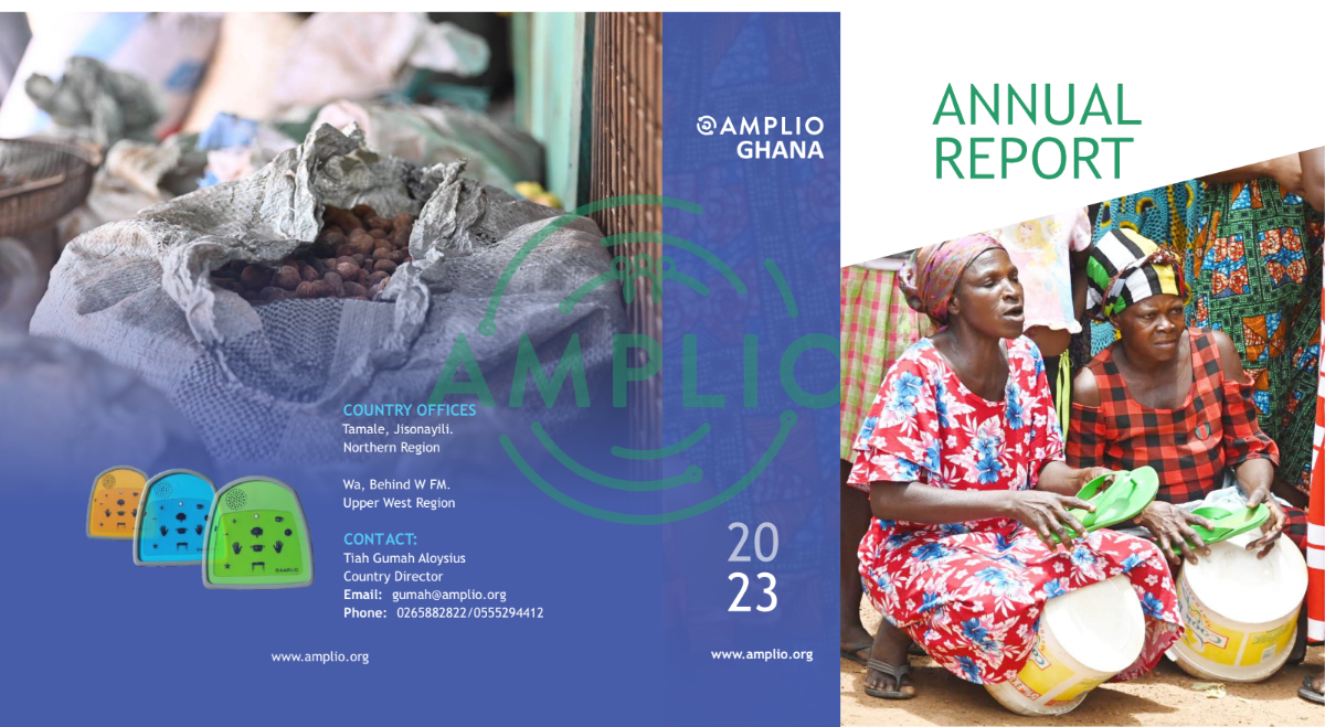 AMPLIO GHANA ANNUAL REPORT  2023