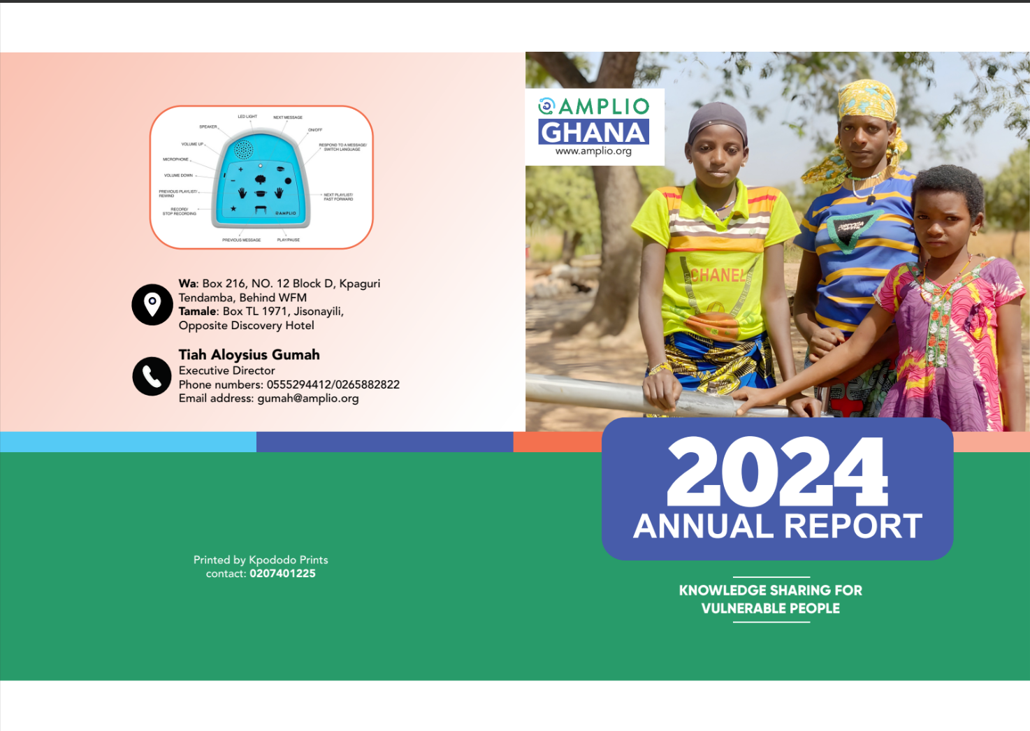 AMPLIO GHANA ANNUAL REPORT  2024
